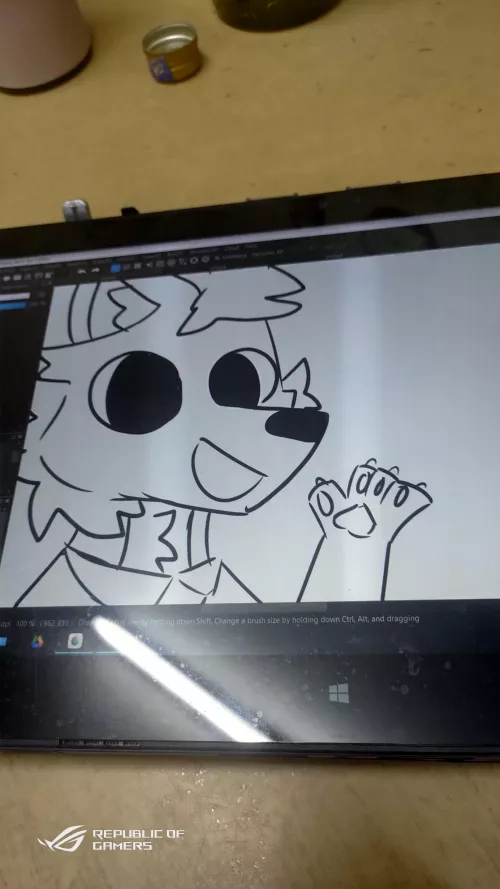 Doodle my fursona! UwU