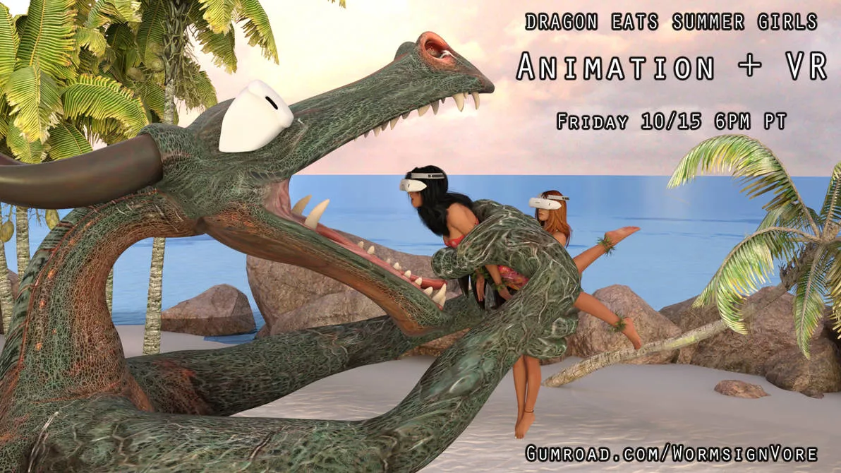 Dragon Eats Summer Girls VR Teaser (?/Dragon)(F/Human)(Soft)(Oral)(nsfw)(OC: WormsignVore Animations) Dragon Eats Summer Girls VR Teaser (?/Dragon)(F/Human)(Soft)(Oral)(nsfw)(OC: WormsignVore Animations)