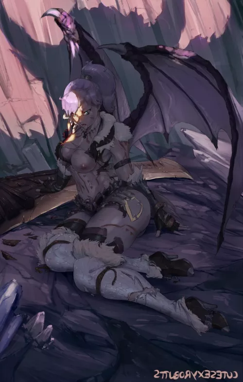 Dragon lady in a bad condition