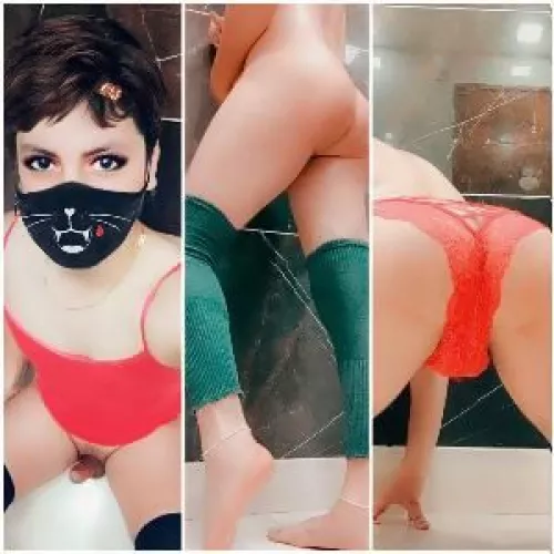 Dressed up a little for this sub, the excitement is very evident 😘👄😅