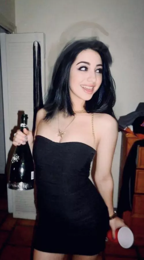 Dressed up just to drink at home ☺️😌🤷