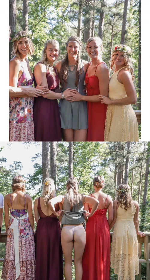 Dresses front and back