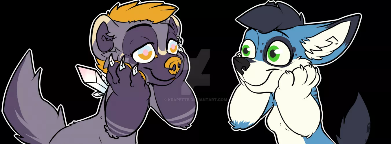 Drommer and Lagoss [GIFT] (by Krapette)