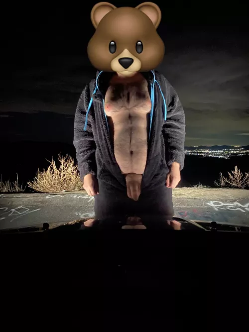 Drove up a mountain decided to mess around