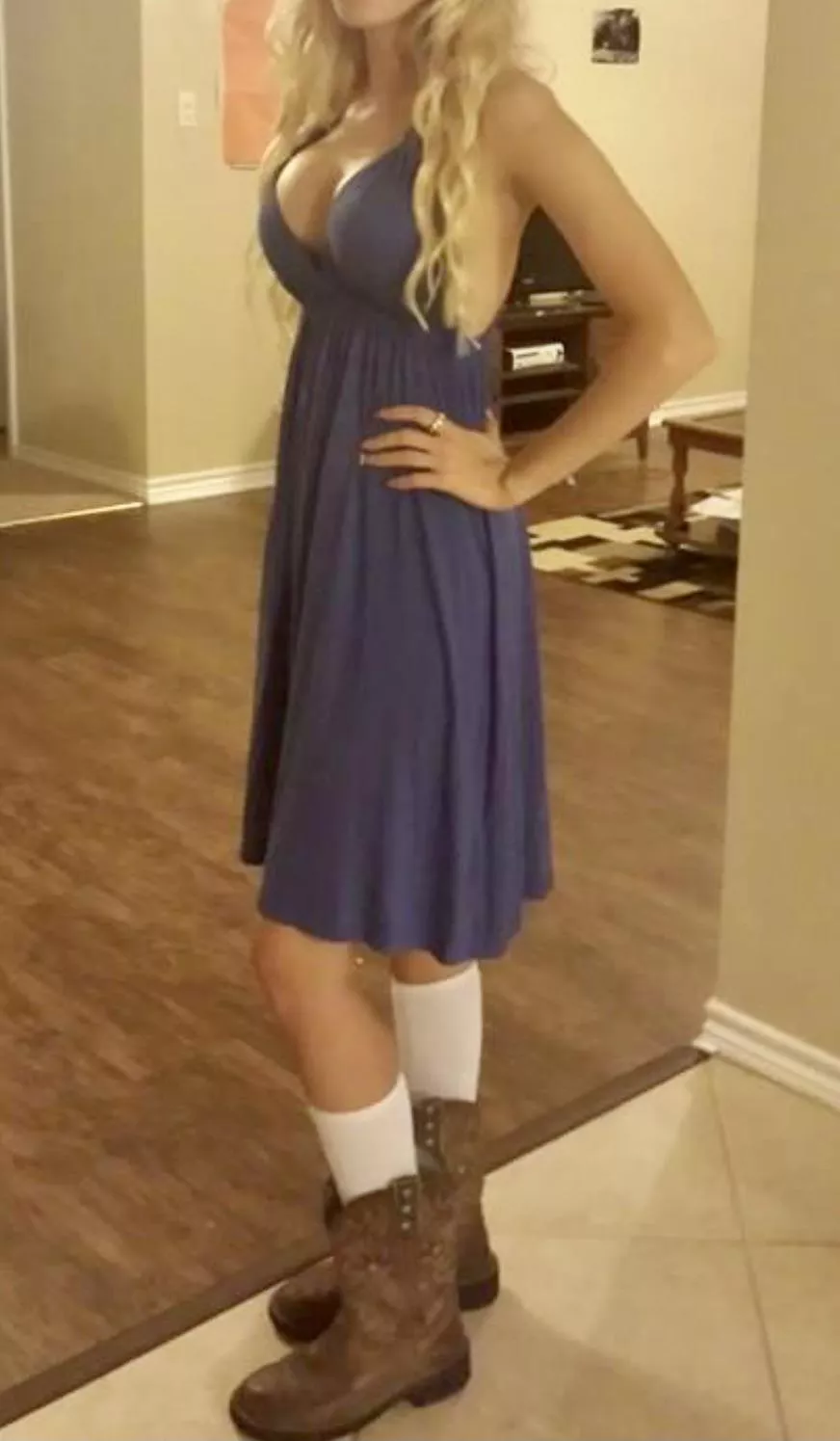 Drunk and teasing at a party…alcohol always brings out her inner slut.