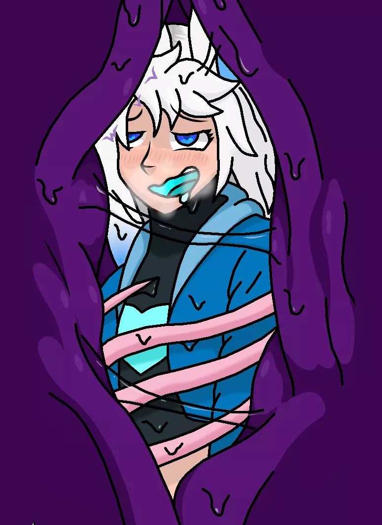 Drunk mouse girl getting swallowed, art made by me Drunk mouse girl getting swallowed, art made by me