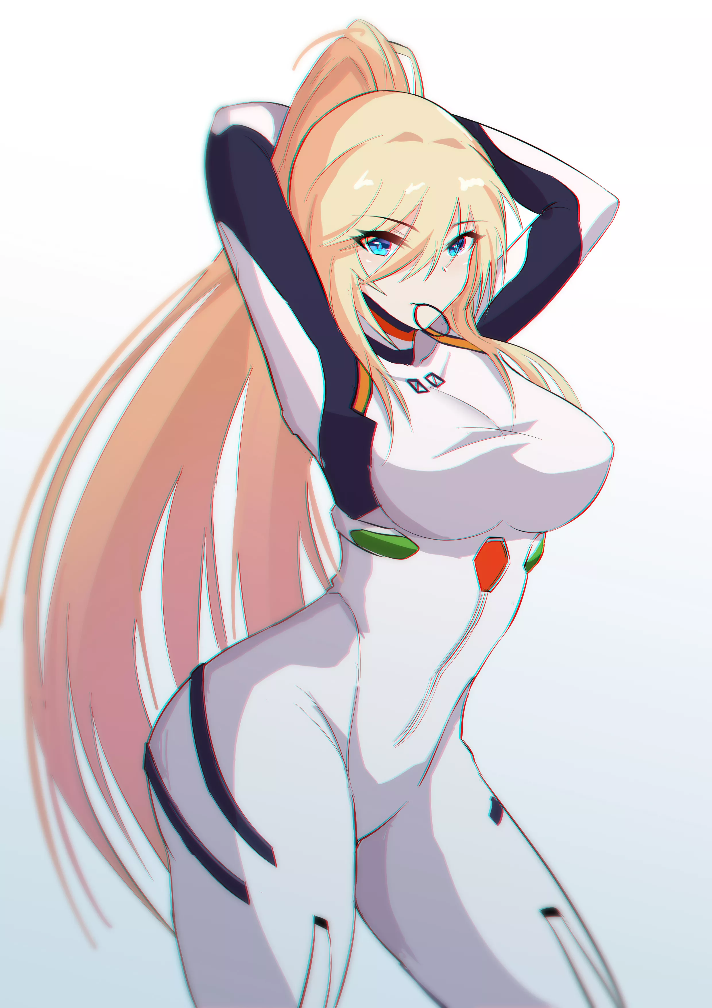 Durandal Rei Cosplay Putting Her Hair Up (Bupa Chila ) [Honkai/ Evangelion ]