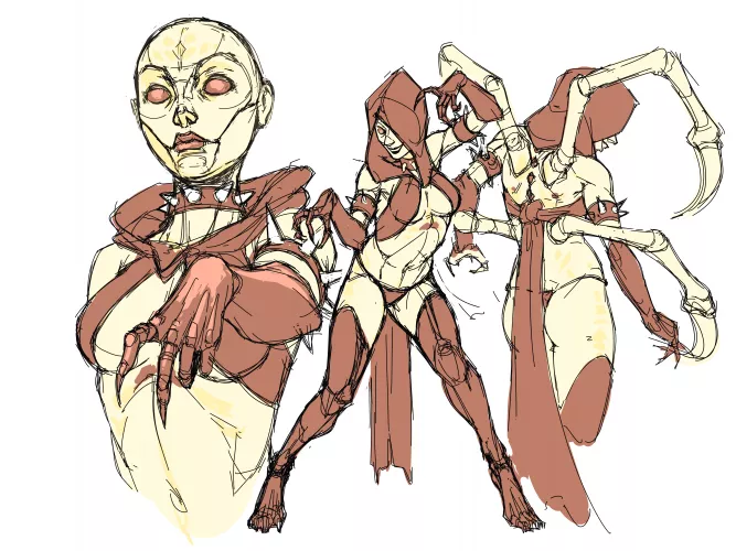 D'Vorah piece I'm working on