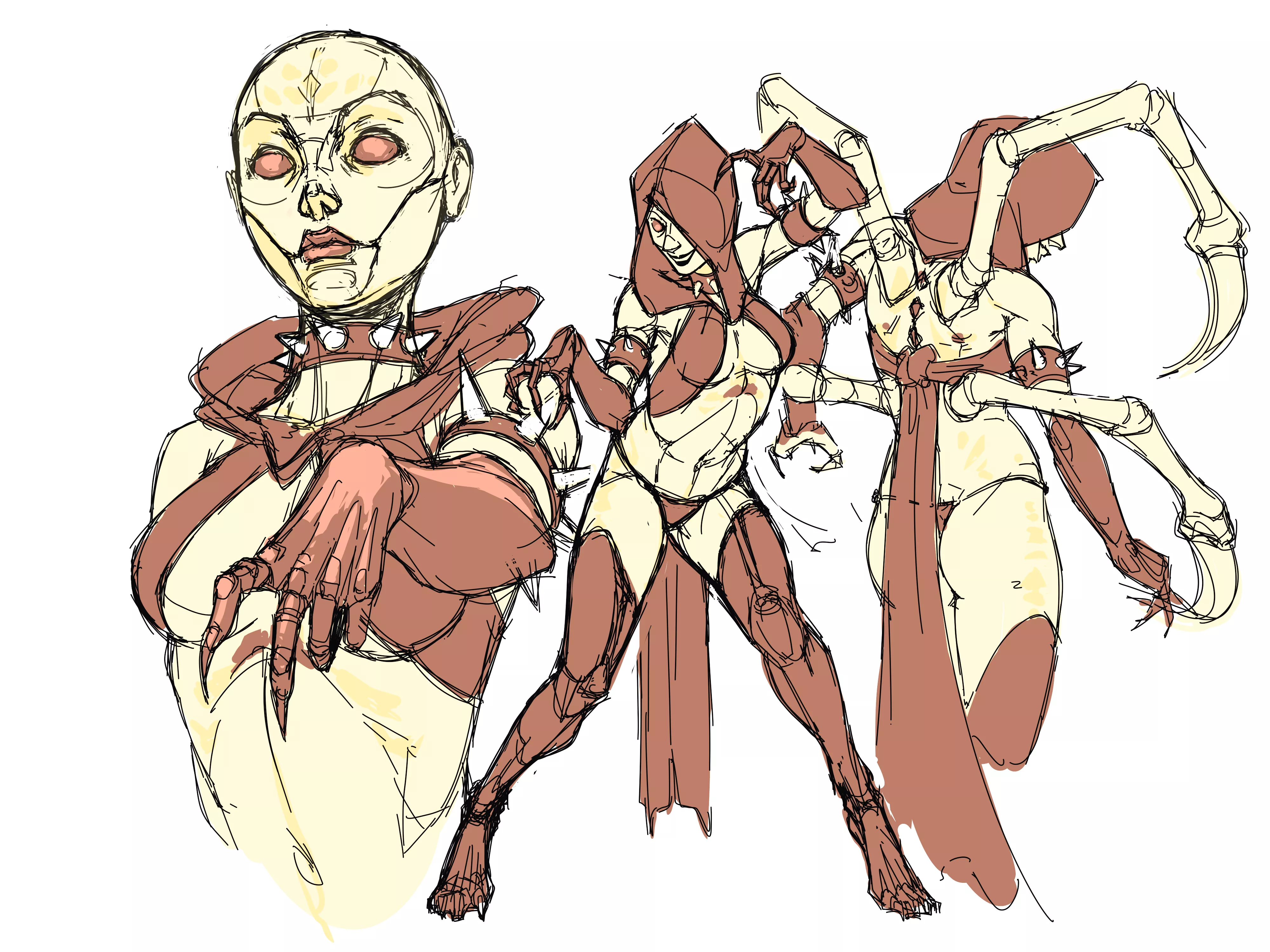 D'Vorah piece I'm working on