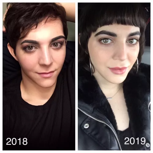 ��dyke to bimbo transformation porgress. 2018-2019
