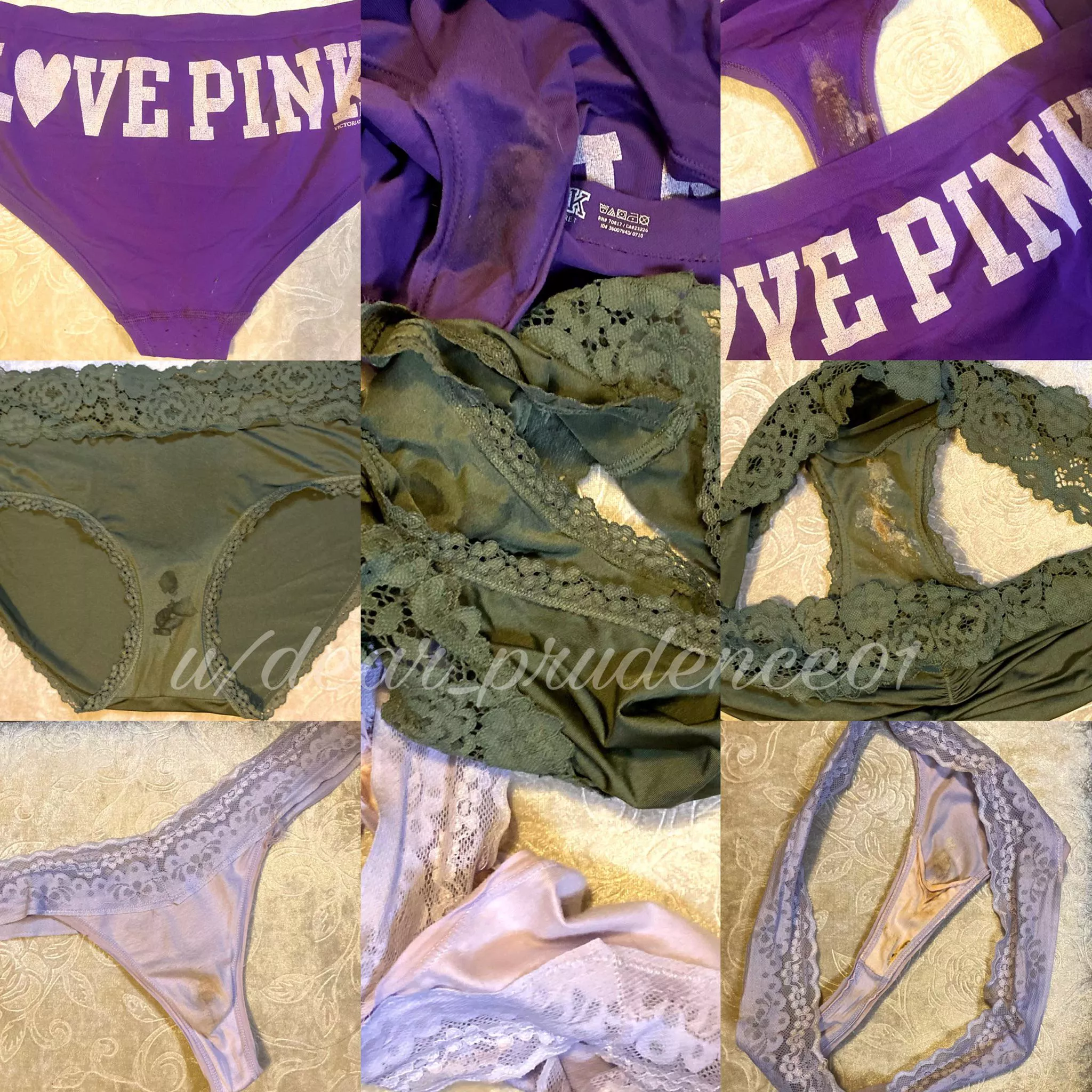 Each one of these delicious panties are waiting for their forever home. Just the treat you need to end the week proper 💋 [SELLING] Custom panty orders, digital add-ons, and more. Tribute & contact methods below ⬇️