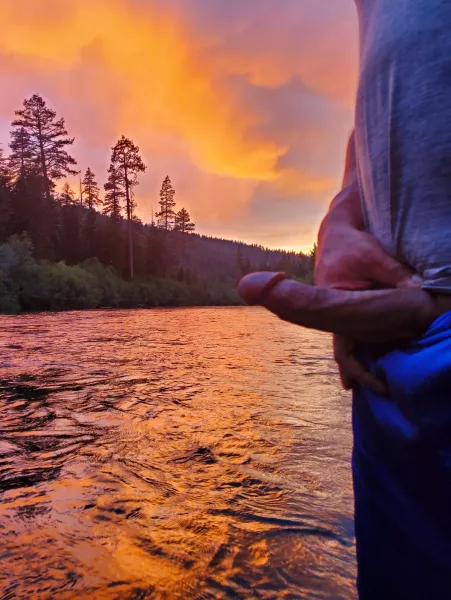 Early bird gets the python. Sunrise hike. Early bird gets the python. Sunrise hike.