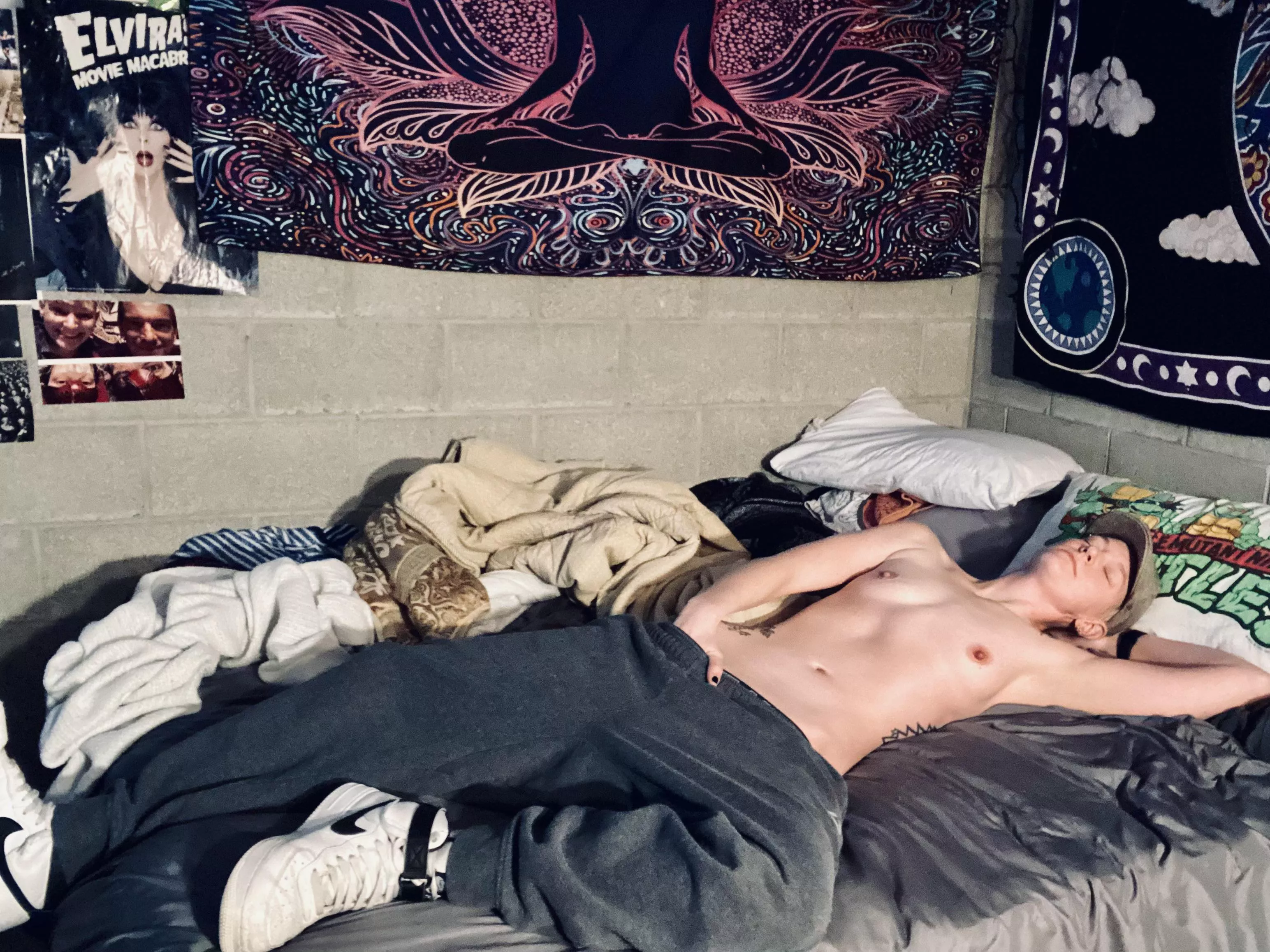 Early morning after a workout