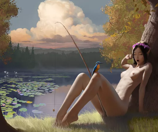 Elf fishing Elf fishing