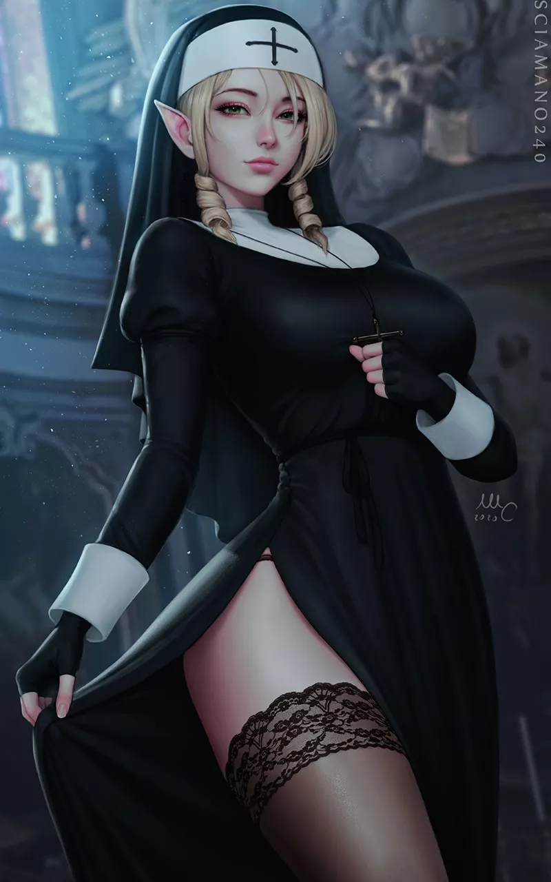 Elf girl became a devoted follower Elf girl became a devoted follower