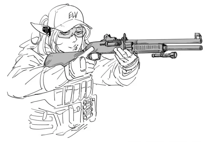Elf with a Mossberg because yes. Elf with a Mossberg because yes.