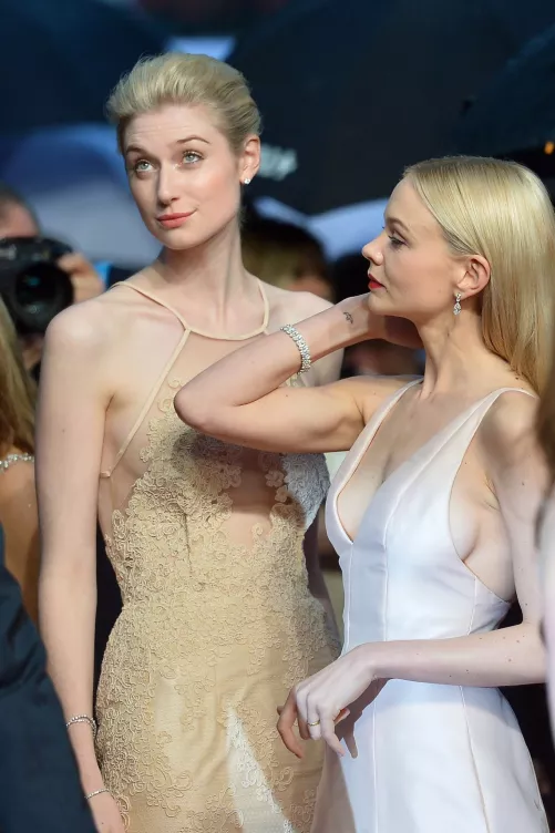 Elizabeth Debicki and Carey Mulligan