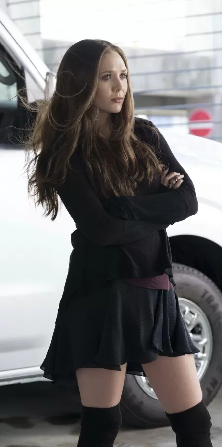 Elizabeth Olsen never wears panties with the skirt; easy access for my bully to pound her whenever he wants Elizabeth Olsen never wears panties with the skirt; easy access for my bully to pound her whenever he wants