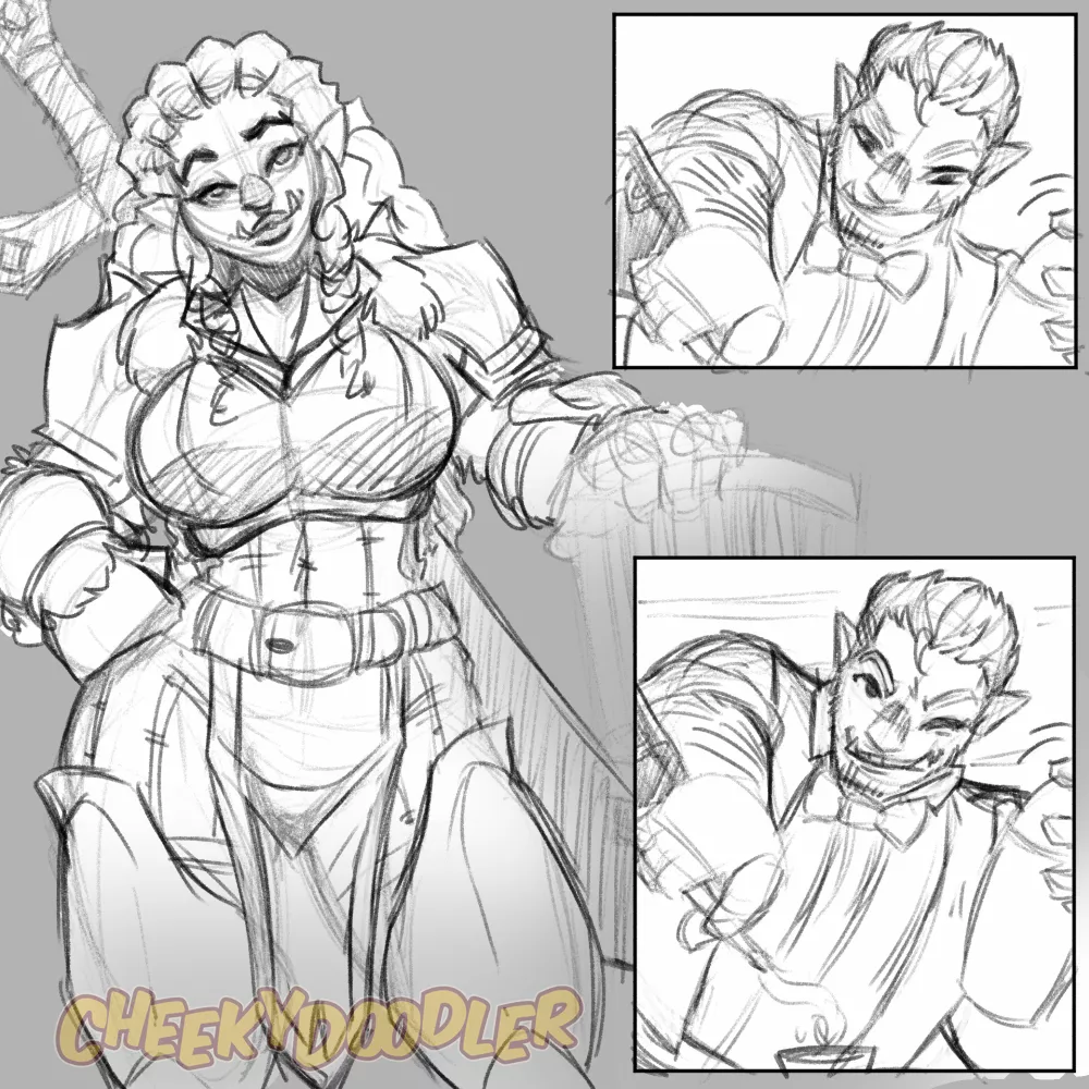 Ella wants to know who she has to break in half to get a room around here?! (CheekyDoodler) Ella wants to know who she has to break in half to get a room around here?! (CheekyDoodler)