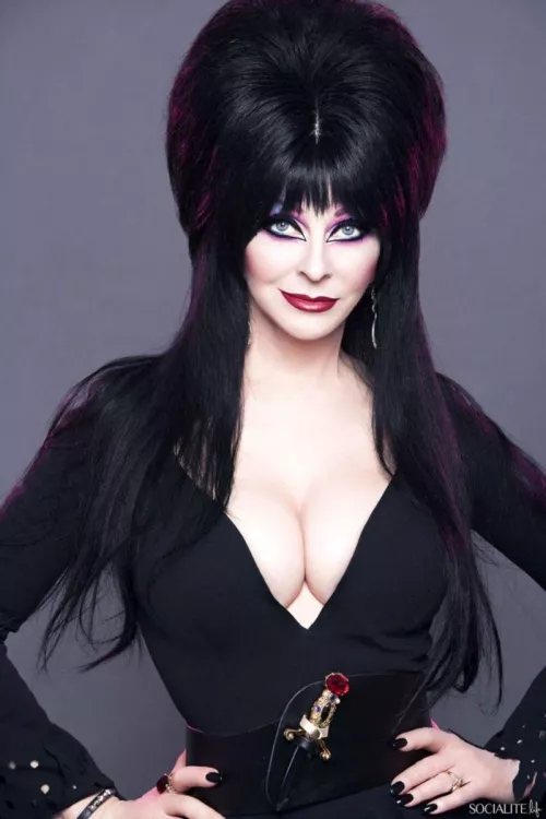 Elvira Keeping It Spooky and Stacked Elvira Keeping It Spooky and Stacked