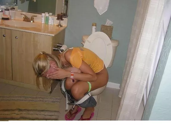 Embarrassed she was caught shitting! Nasty bitch! Embarrassed she was caught shitting! Nasty bitch!