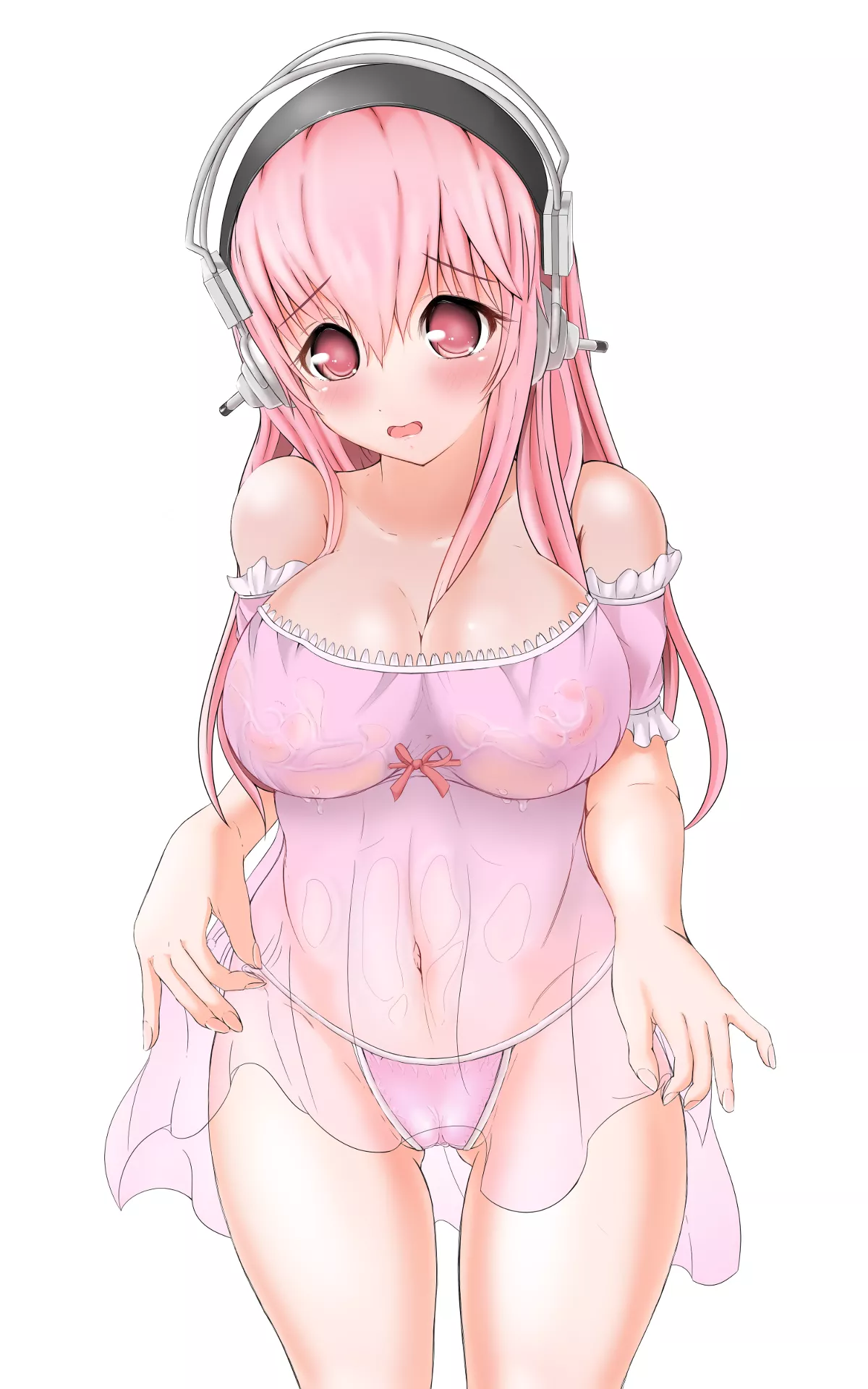 Embarrassed Sonico Embarrassed Sonico