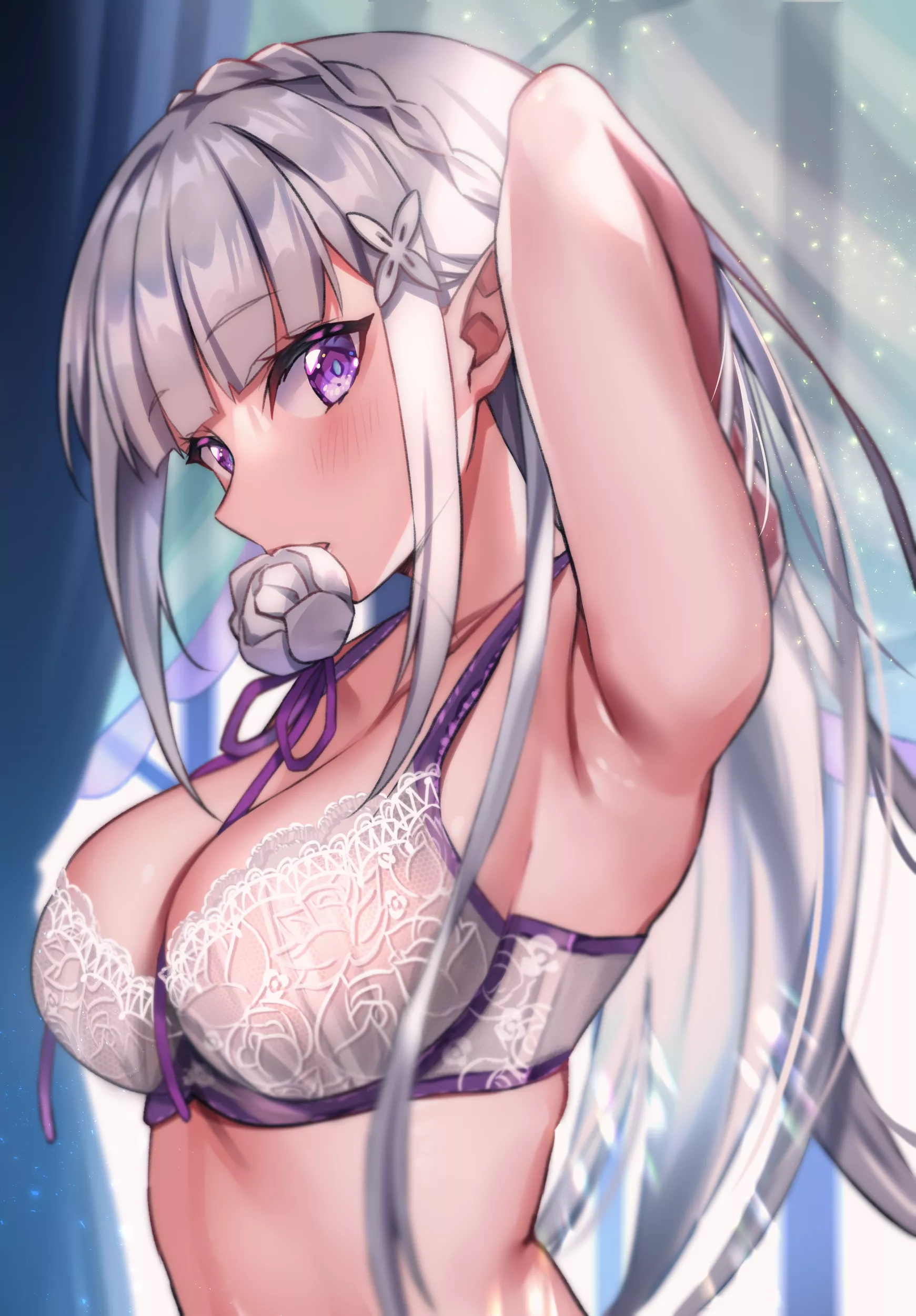 Emilia in Lingerie (RE:Zero) - Natsuki Iori Emilia in Lingerie (RE:Zero) - Natsuki Iori