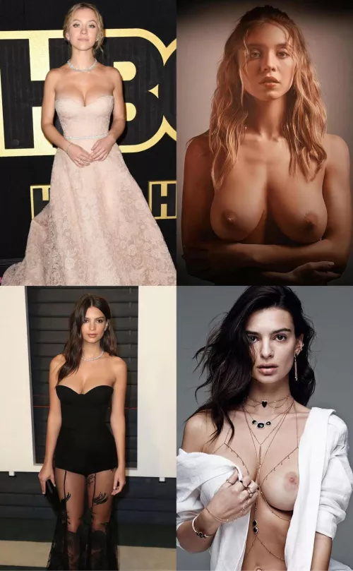 Emily Ratajkowski and Sydney Sweeney two of the hottest teases Emily Ratajkowski and Sydney Sweeney two of the hottest teases