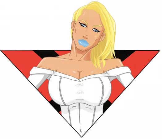Emma Frost “pitted”