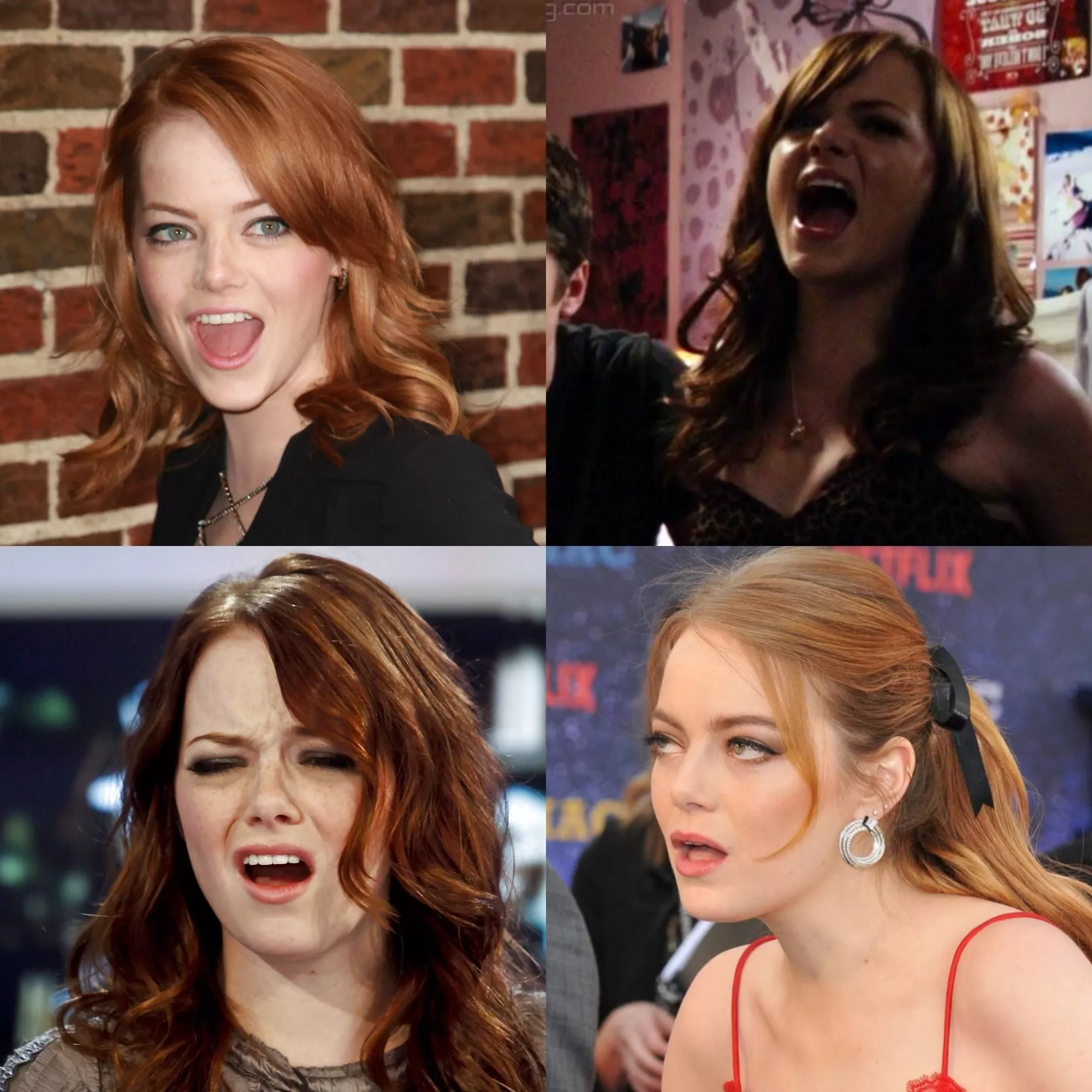 Emma Stone sure is expressive... Emma Stone sure is expressive...