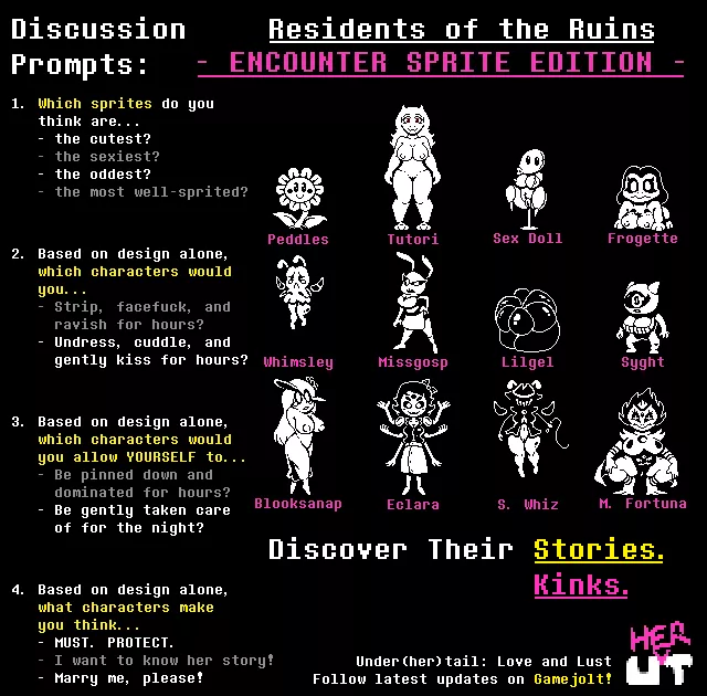 Undertale Porn Tori El Sprite - Encounter sprites for the ruins monsters nudes in UnderTail | Onlynudes.org