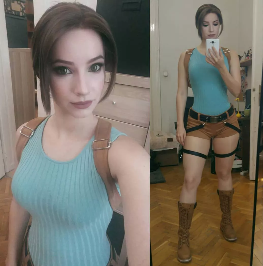 Enji Night as Lara Croft (Tomb Raider: Anniversary)