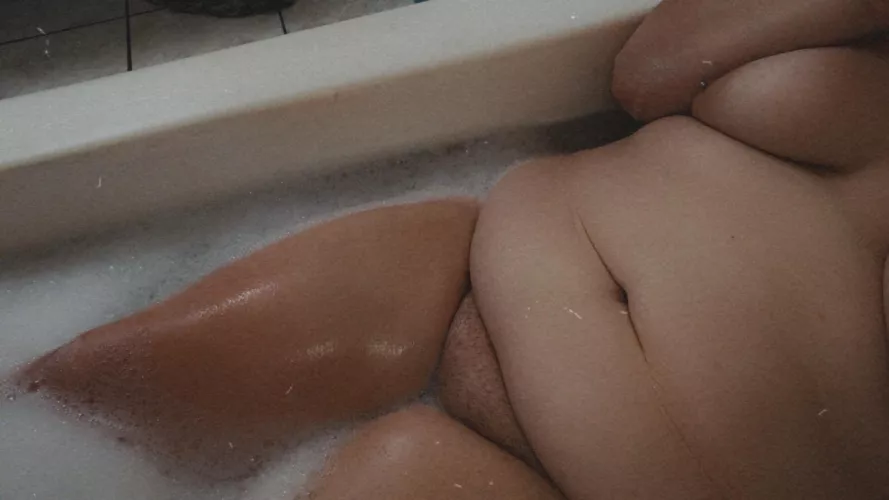 Enjoying a nice bath