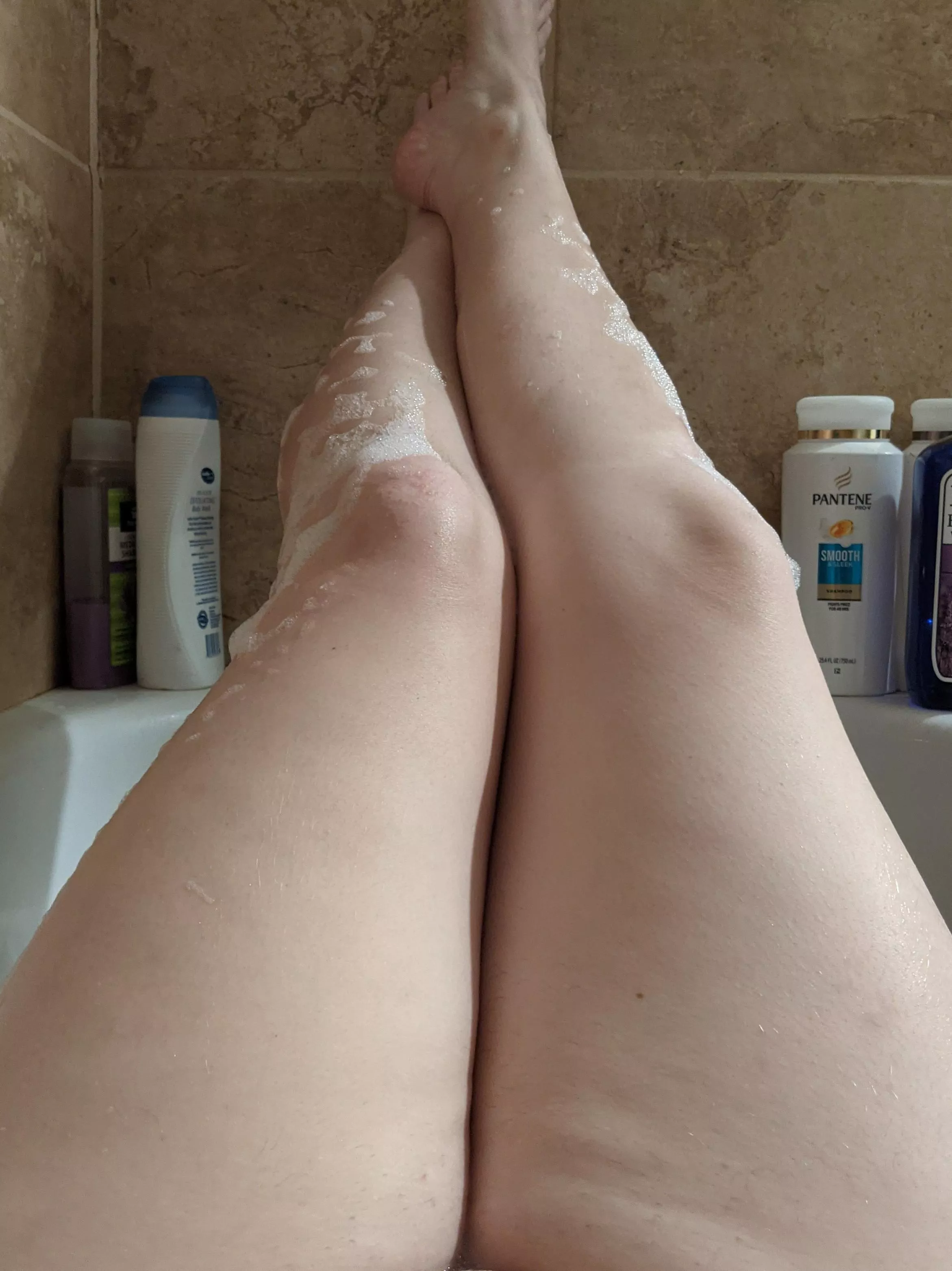 Enjoying a relaxing bath ?