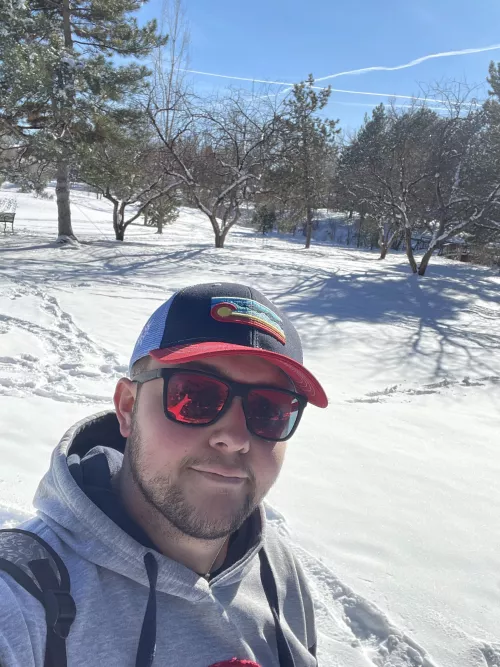 Enjoying a warm winter day Enjoying a warm winter day