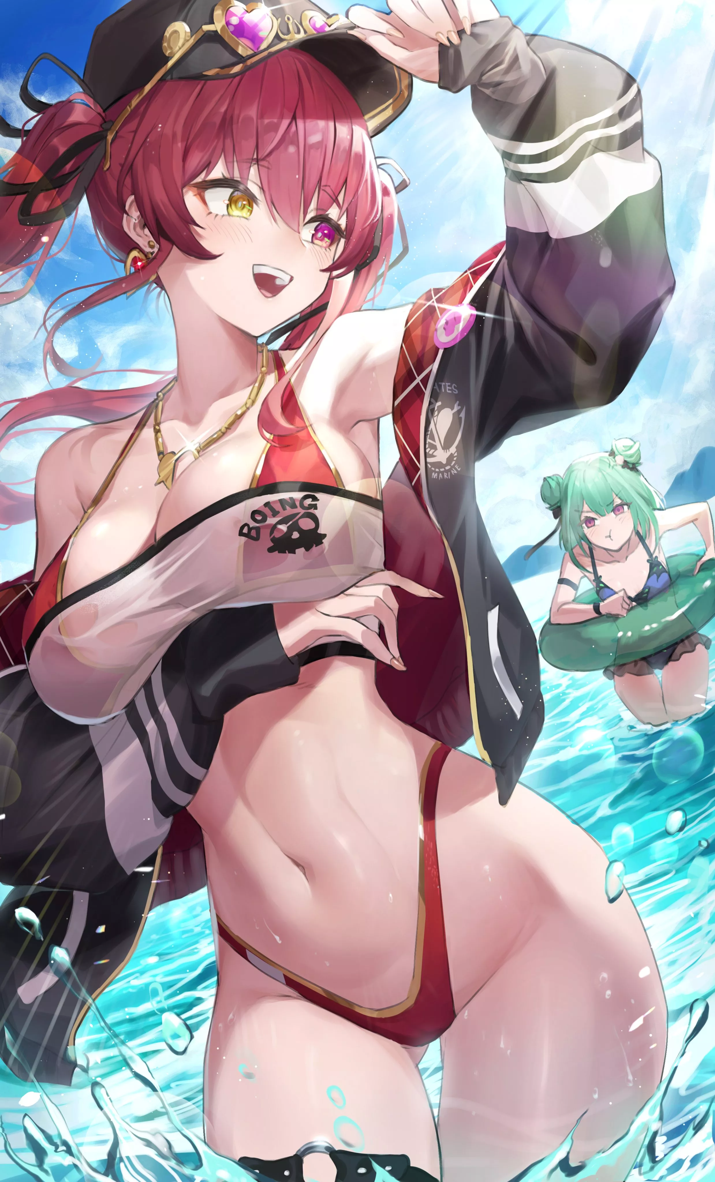 Enjoying in water (Hololive)