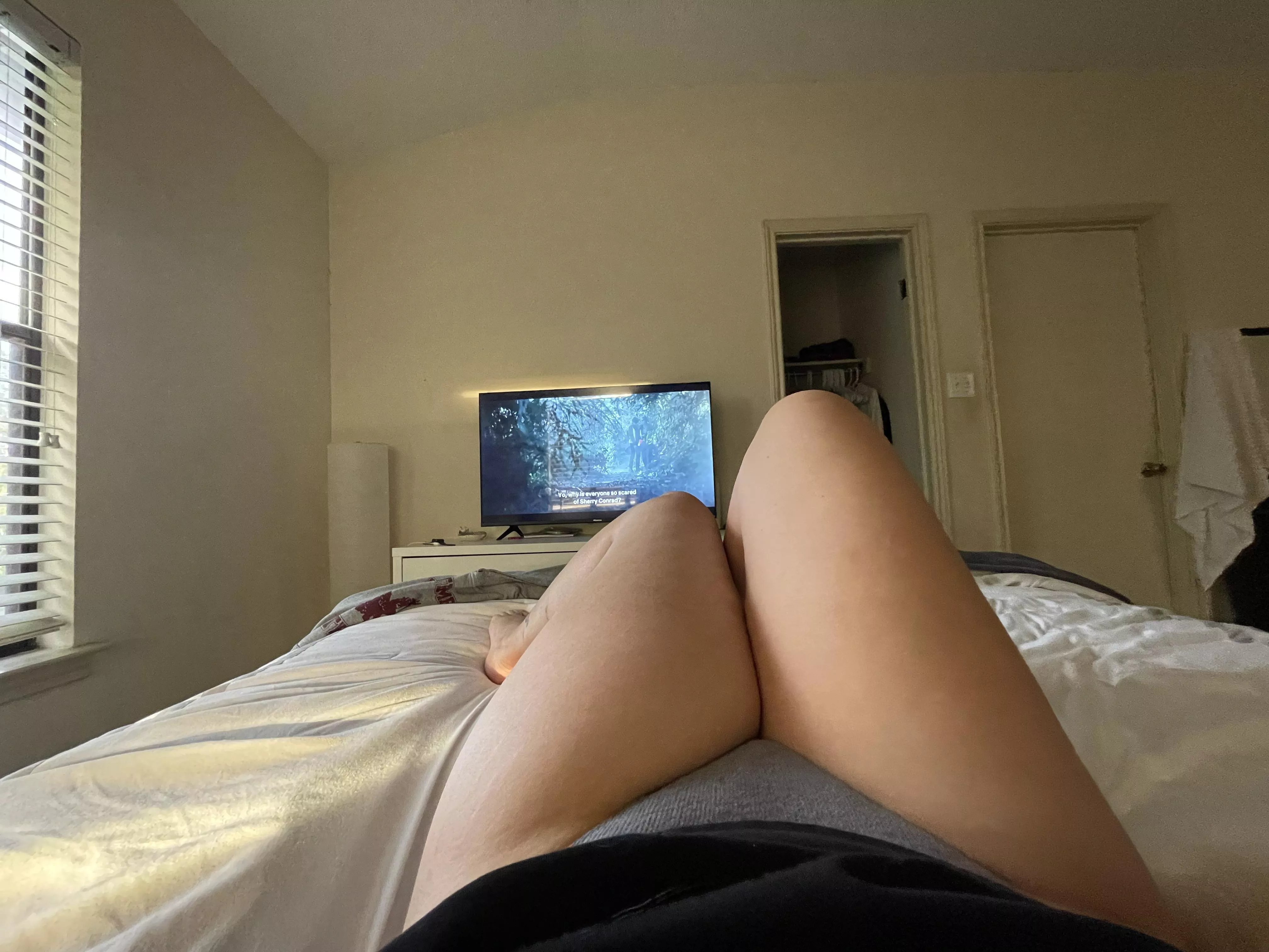 Enjoying Netflix and the view 😜 Enjoying Netflix and the view 😜
