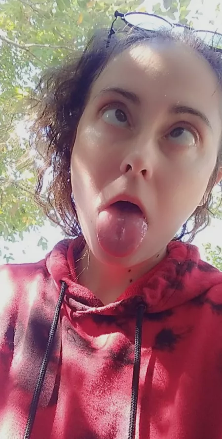 Enjoying the outdoors 😏