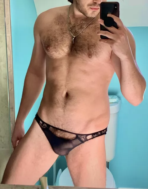 Enjoying the tight fit