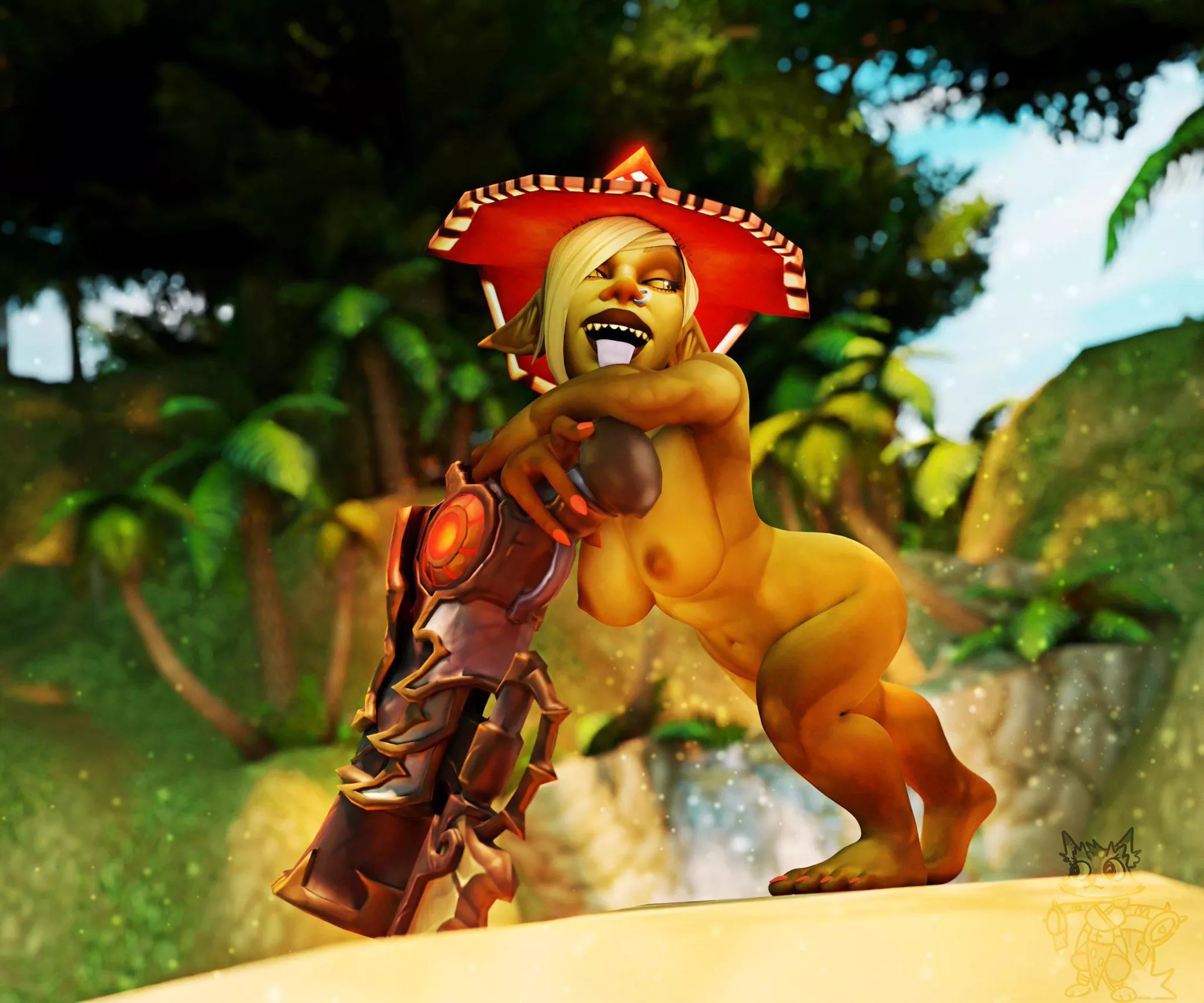 Enjoying the view? (GlatoriaNSFW)