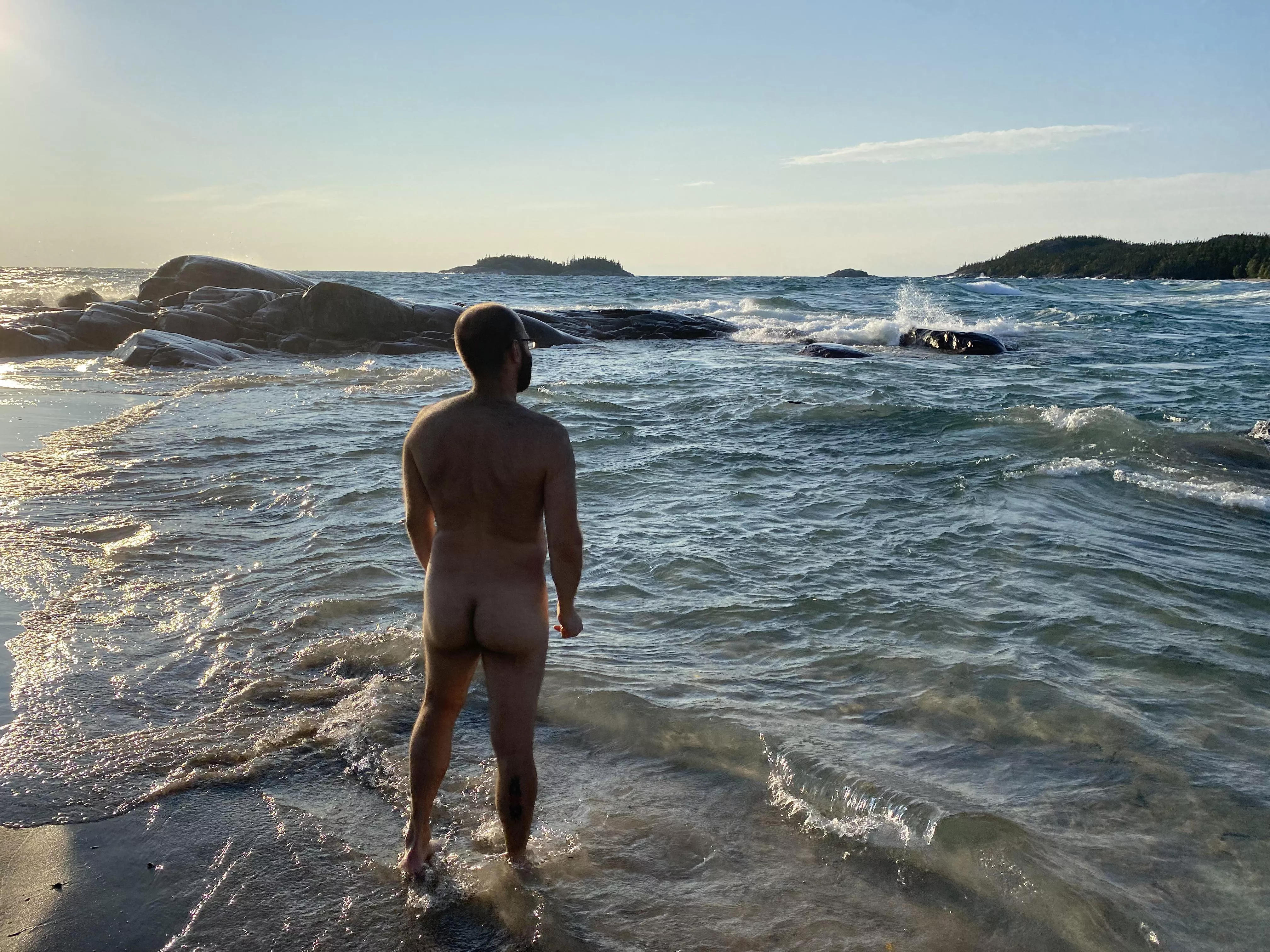 Enjoying the waves on a recent camping trip Enjoying the waves on a recent camping trip