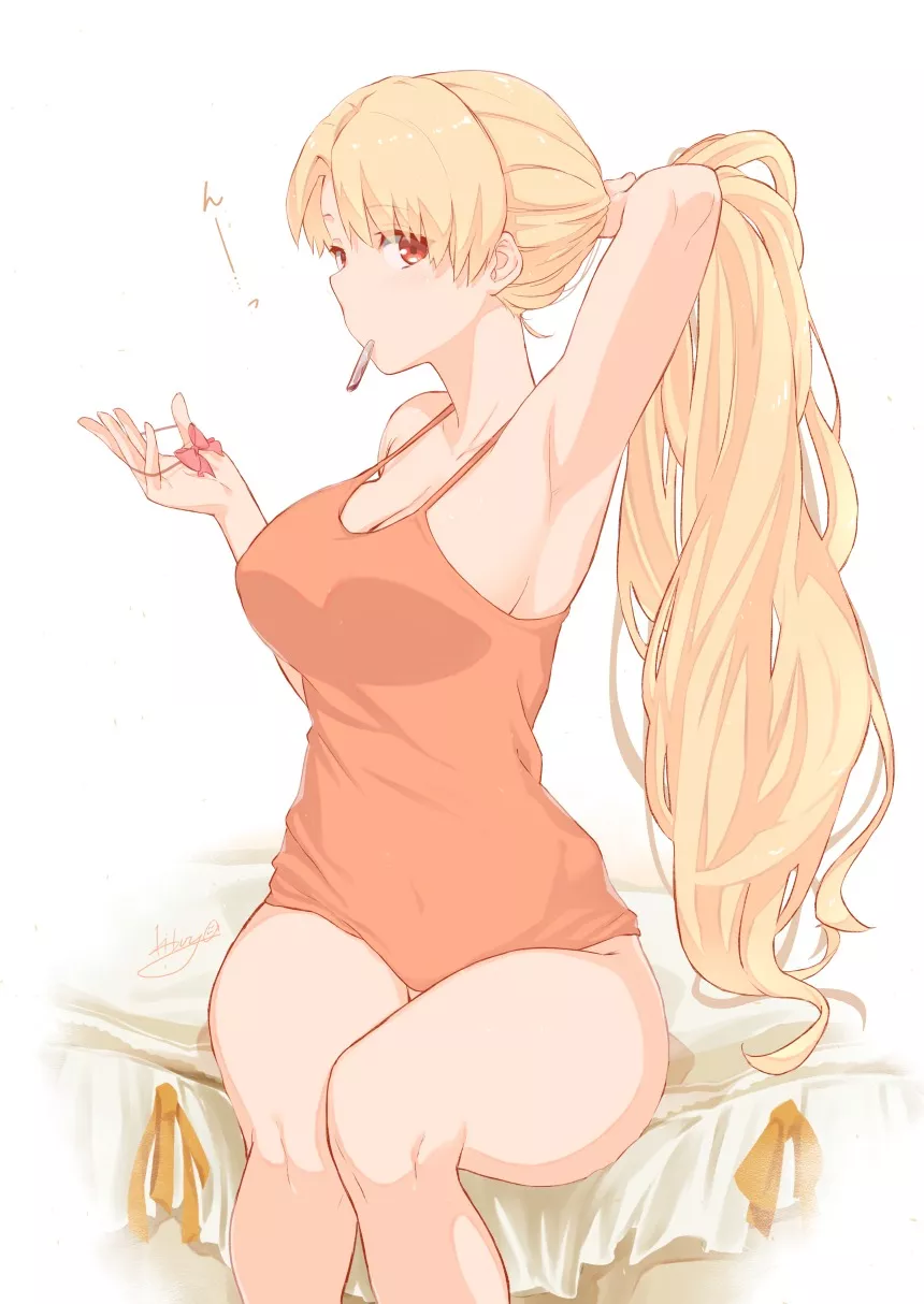 Ereshkigal Tying her hair ( Fate/GO Ereshkigal Tying her hair ( Fate/GO