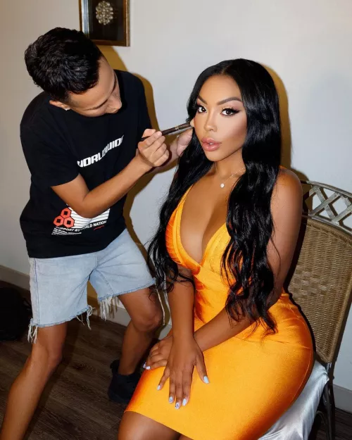 @erikayvonnerose getting glam @erikayvonnerose getting glam