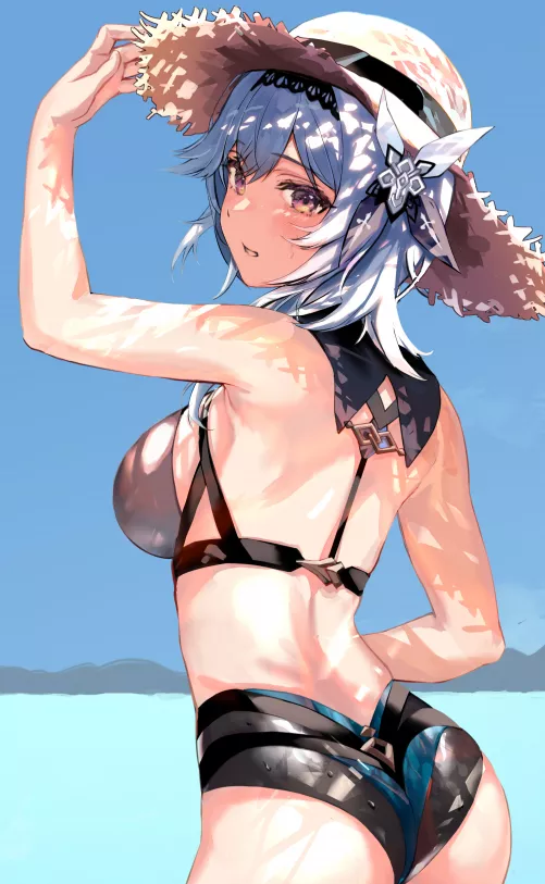 Eula at the Beach [Genshin Impact]