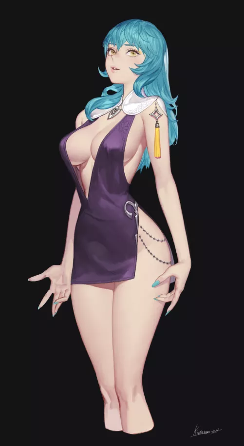 Eula dressed up Eula dressed up