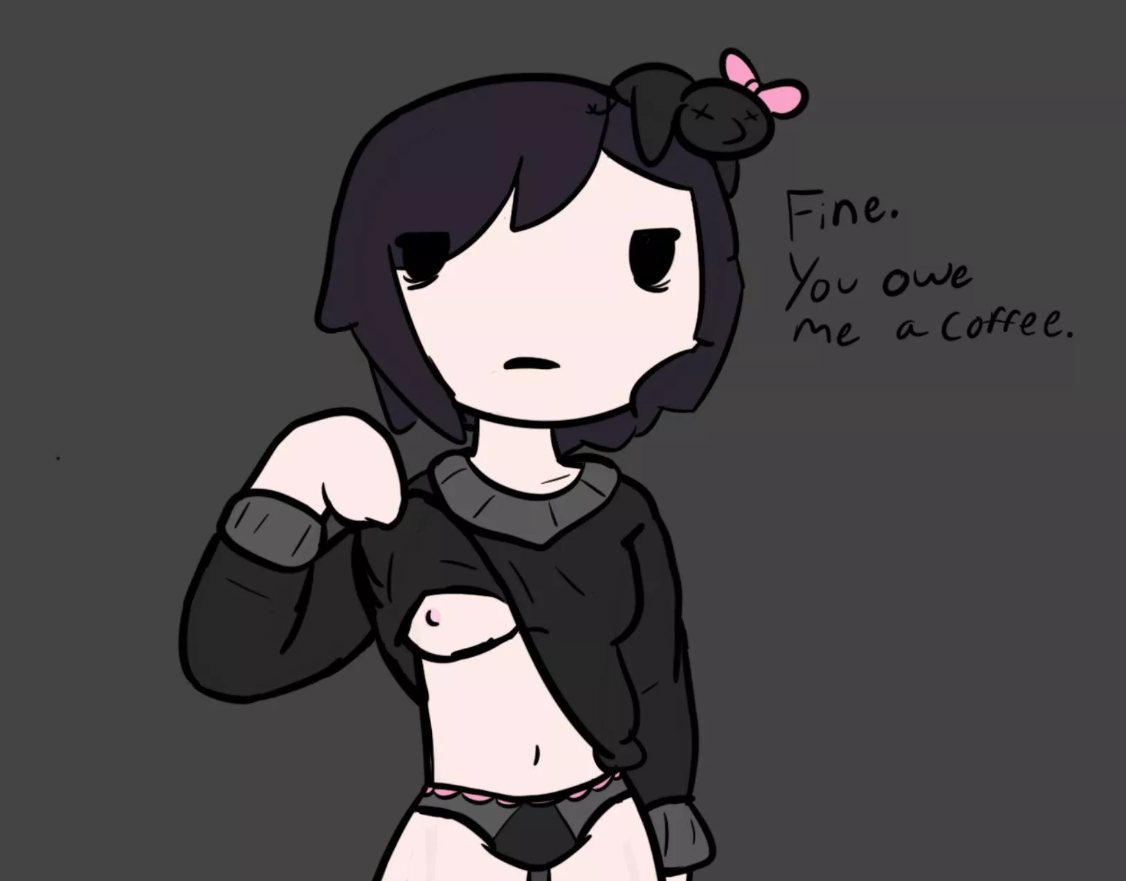 Eve does the in the bare minimum so she can rest ASAP