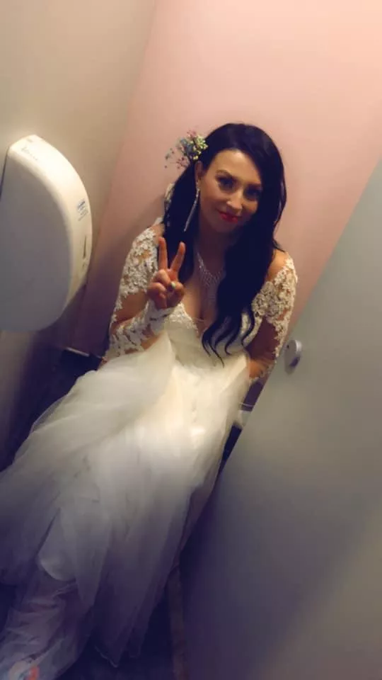 Even brides need to shit. Even brides need to shit.