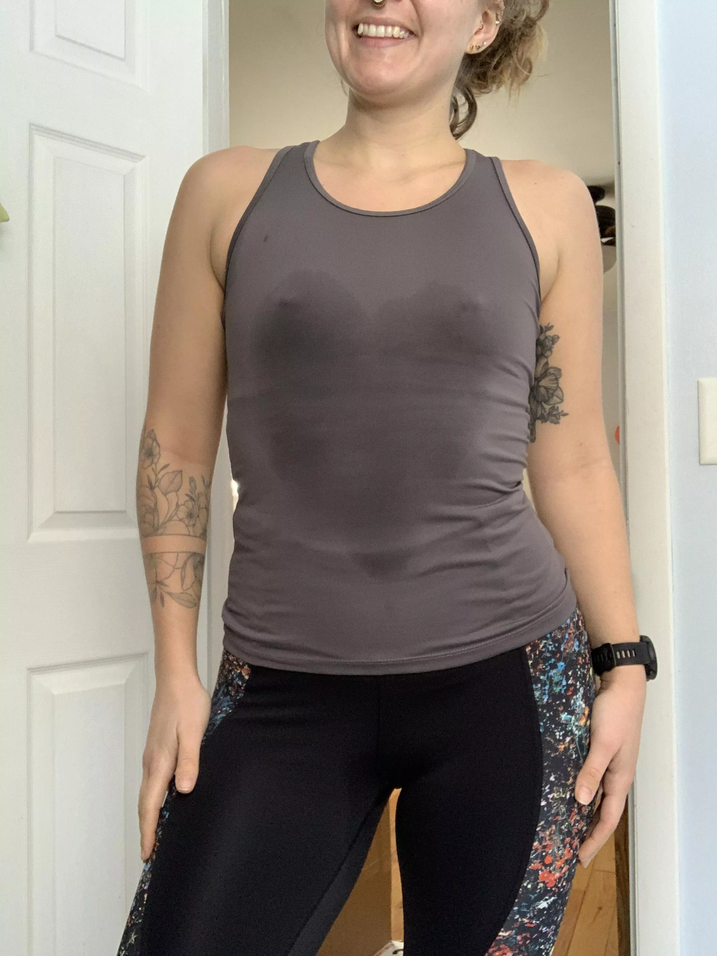 Even my sweat loves you all 😜