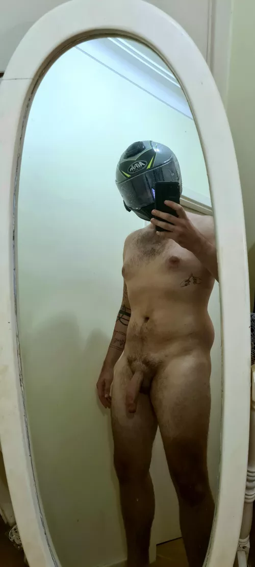 Even when it's wet I like to ride (I am way to turned on for my own good)