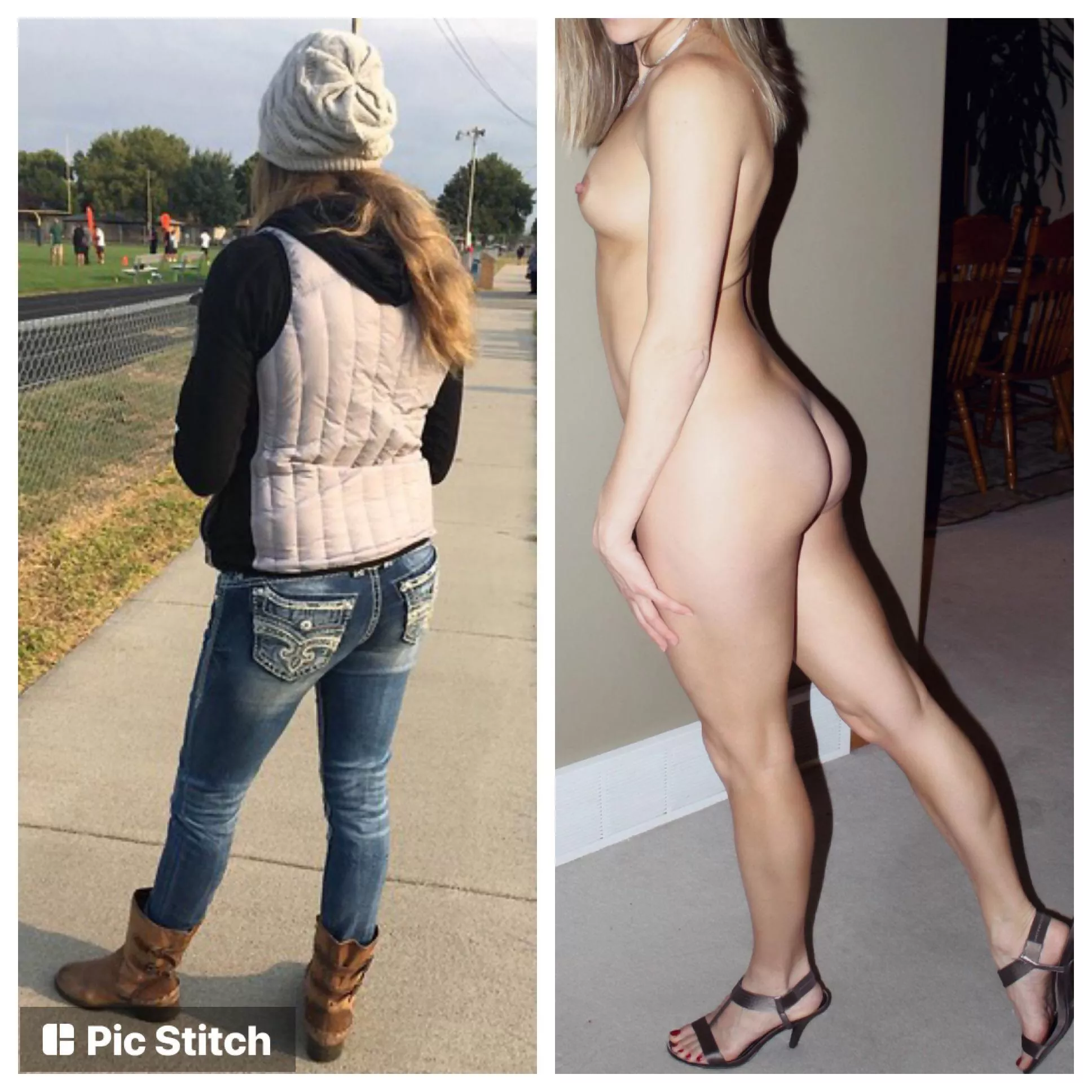 Ever wonder what that football mom looks like with no clothes on?